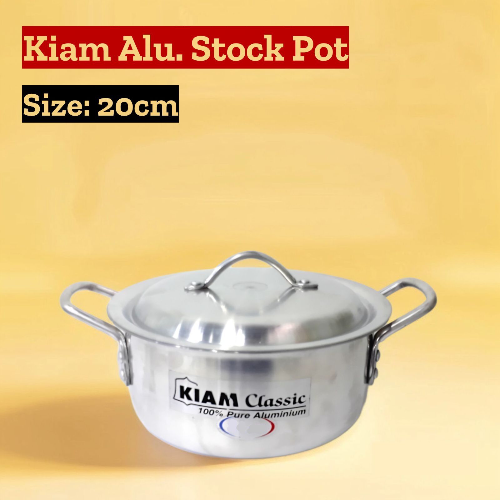 Kiam Classic Aluminium Stock Pot 20cm